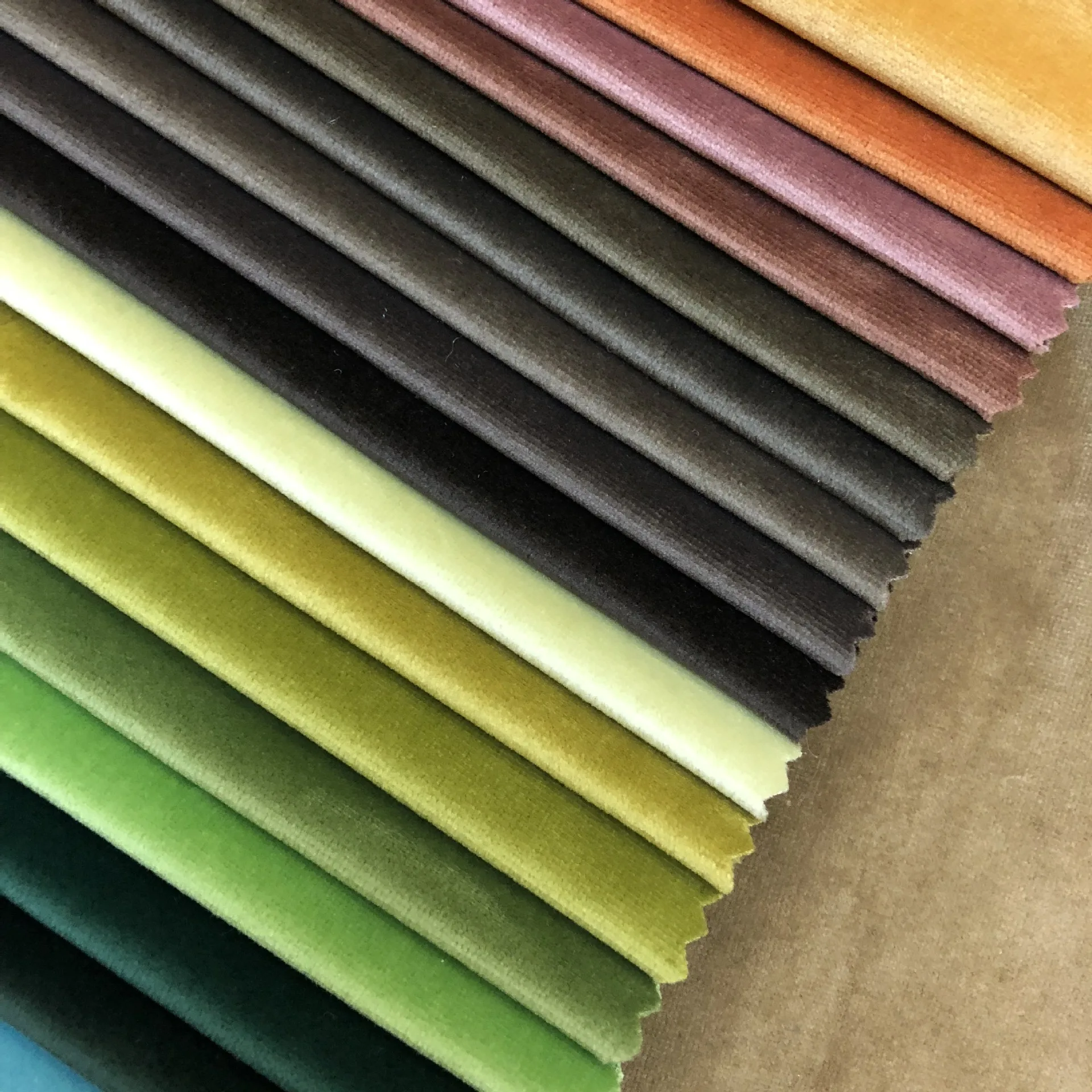 Recycled 100 Polyester Pattern Customized Foil Holland Velvet Sofa Fabric Soft Leather Touch For Curtains Furniture Garments