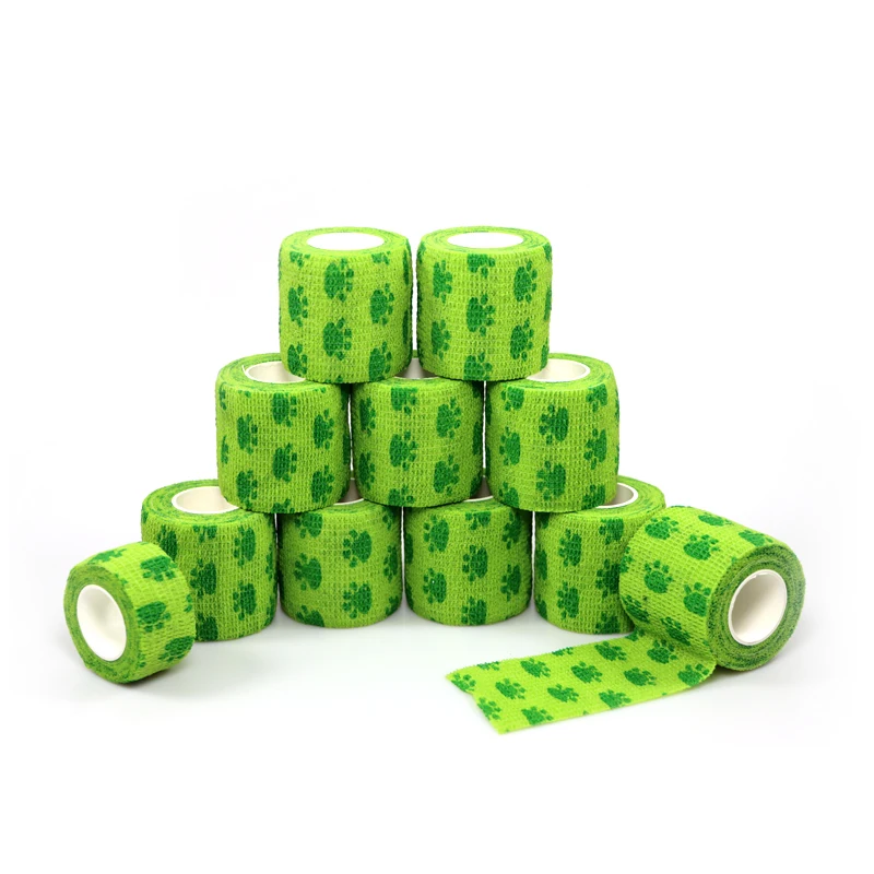Custom Printed OEM Nonwoven Elastic Bandage Wrist Wraps adhesive bandages cohesive bandages
