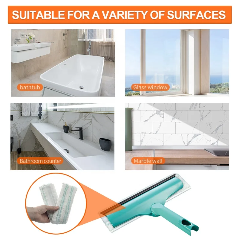 Home Cleaning and Dusting Ideal Cloth Fit For Leifheit Window Wiper Tufting Microfiber Mop Pad