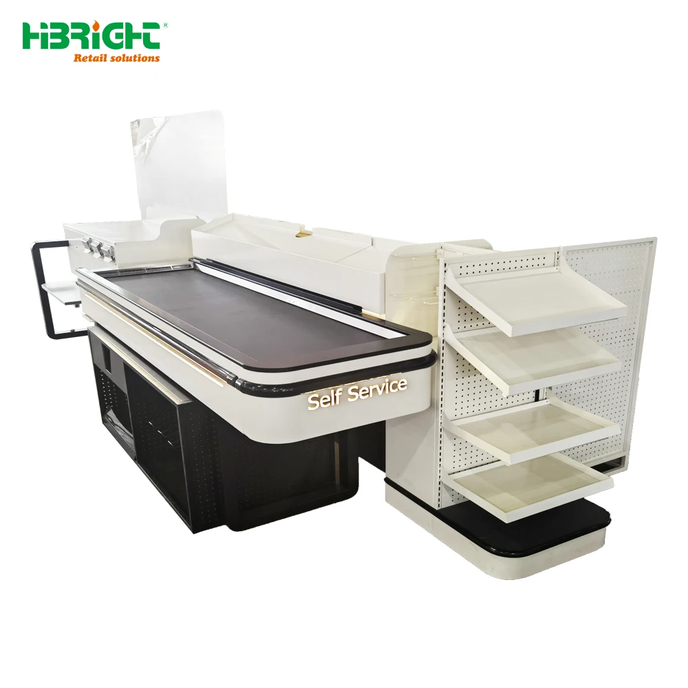 Grocery Store Retail shop Supermarket Equipment Good Quality Convenience Store Checkout Counter for Wholesale