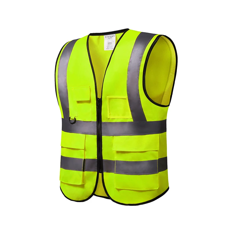 Security Reflecting Work Vest Reflective Workwear Construction Safety Vest