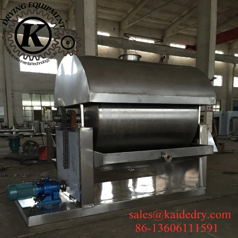 304 Stainless Steel Rotary Drum Flaker Dryer Drying Equipment in Food Chemical Industry