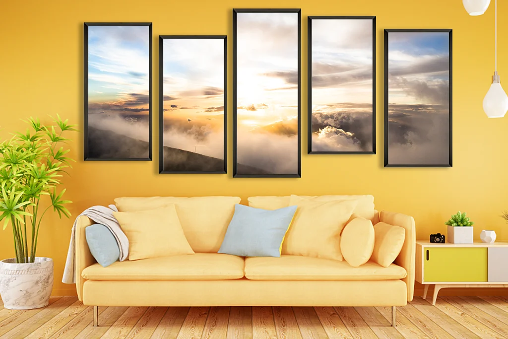 landscape paintings on canvas Home decor paintings movie poster materials metal wall art seascape paintings Modern style