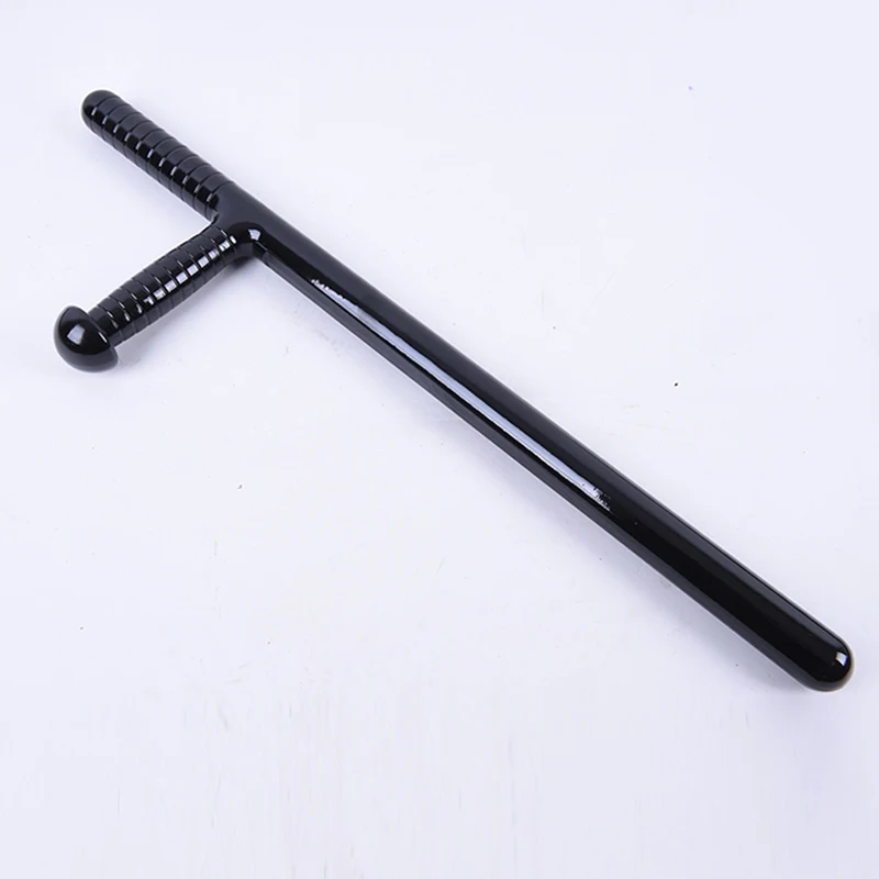 wholesale police tactical rubber and plastic t baton