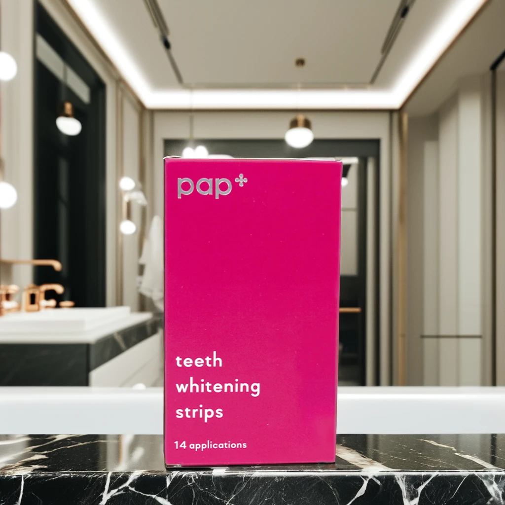 14 Pcs 100% Effective Non Peroxide Activated Customize Logo PAP Teeth Whitening Strips Private Label Whitening Strips Kit
