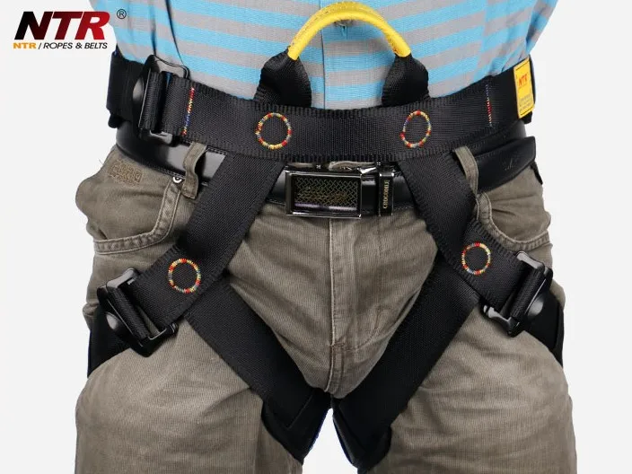 
Half Body Climbing Harness Belt for Fire Rescue High Altitude Caving Rock Climbing Rappelling Equipment 