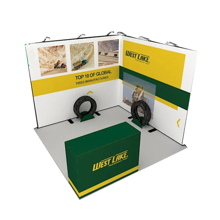 Standard Aluminum modular 3x3 exhibition booth