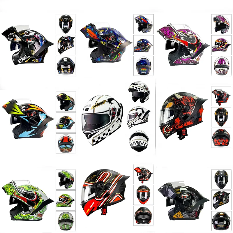 Dot Modular Motorcycle Blue tooth Helmet Full Face Dual Visor Flip Up Moto f1 airsoft auto darkening welding helmet