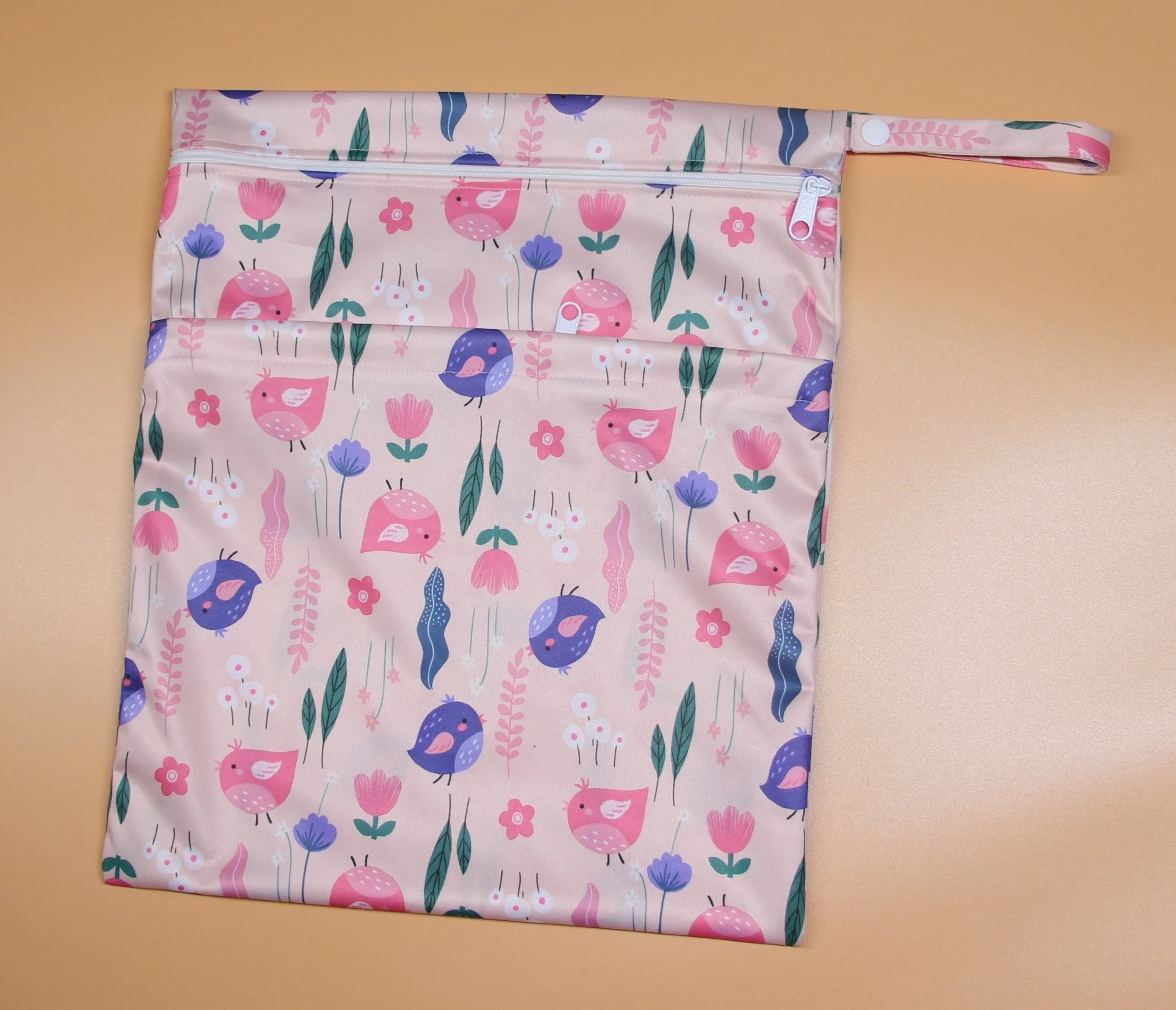 Новый дизайн 2022, влажная сумка на молнии, сумка для детских подгузников, водонепроницаемые двойные карманы, Влажные Сумки