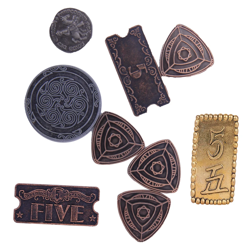 Factory Price Wholesale Custom Metal Coins Ancient Design Triangle Round Coins Stainless Steel Token Coin Manufacturer