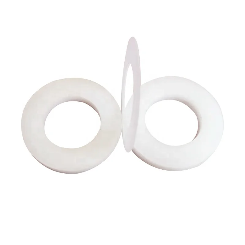 cnc machining PTFE flat sealing gasket plastic washer