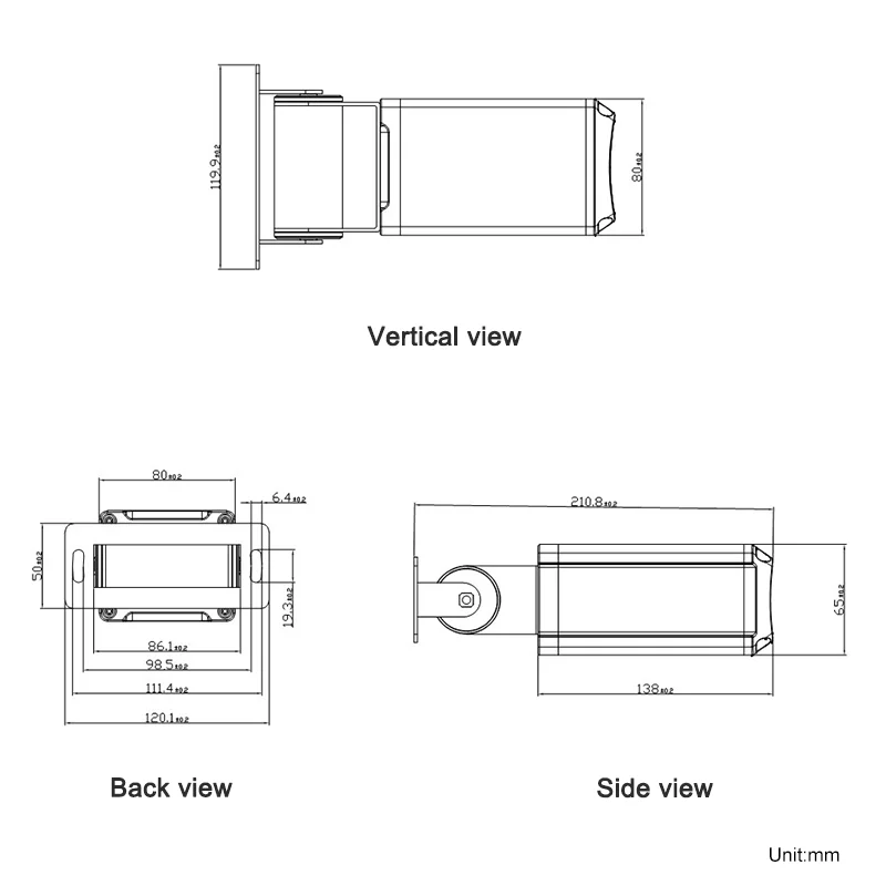 Crane Damping Camera Wireless Crane Monitoring System for Tower Bridge Gantry Jib Crawler Truck Mobil Crane
