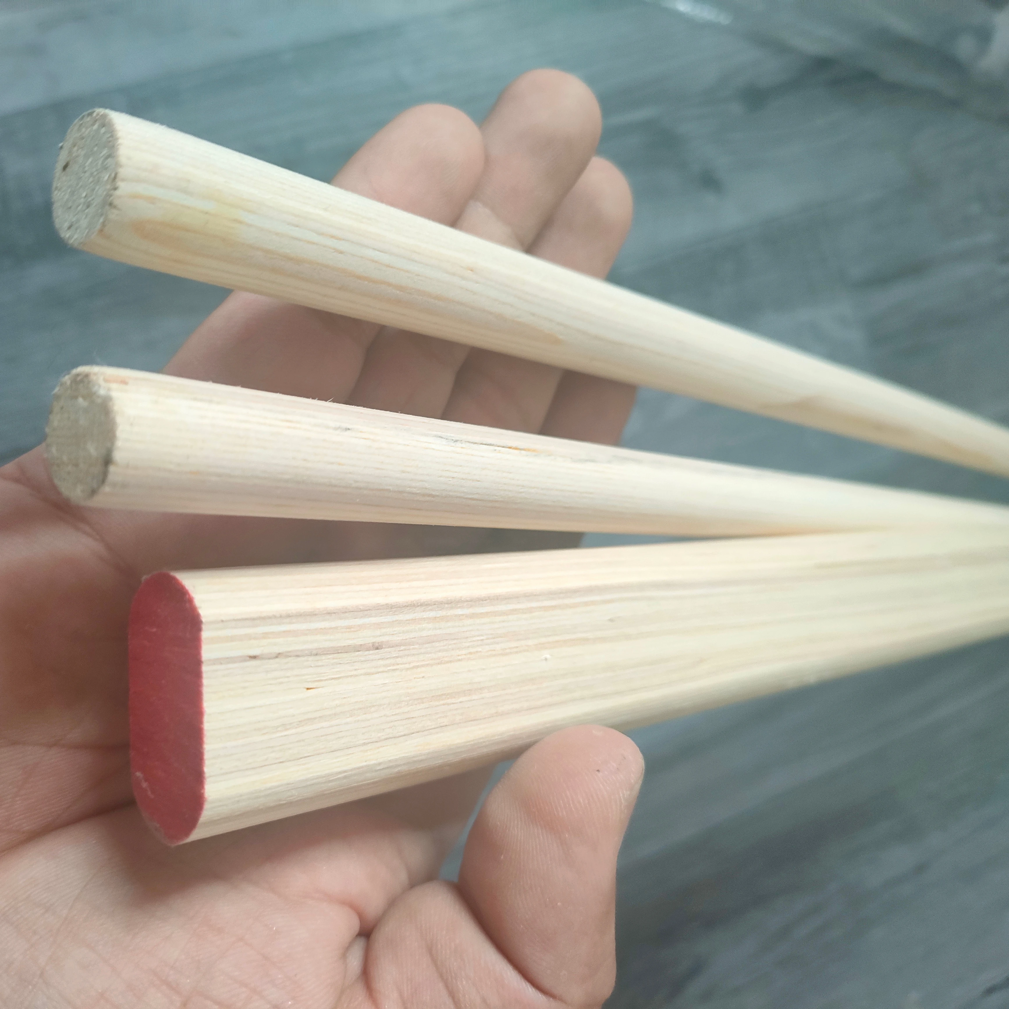 round wooden moulding ,round wood rod for broom