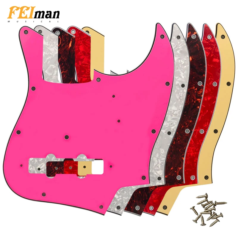 
Pleroo Guitar parts custom MIJ Japan Jazz bass Standard 4 String JB guitar Scratch Plate 11 screws pickguards for fender <strong>Firstly let us know your requirements or application.</strong>