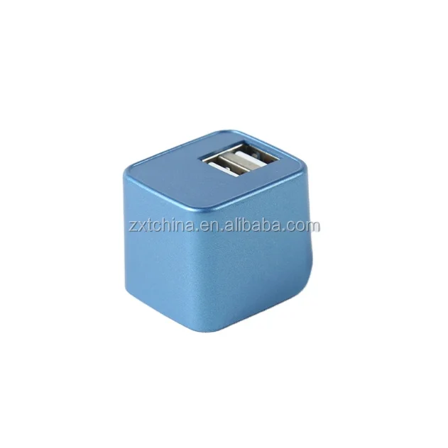 Morden Style 2A Usb 5V 2.4A Dual 1A Travel Power Adapter 2 Port Wall Charger In Display