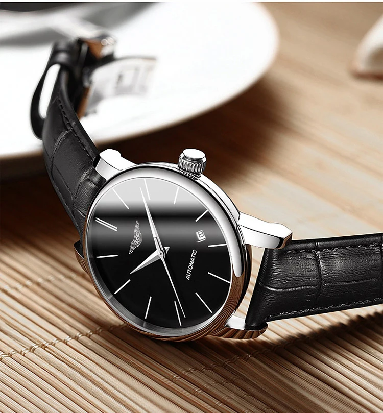 GUANQIN GJ16032-1 Men Automatic Mechanical Oem Logo Case Sports Band Watch