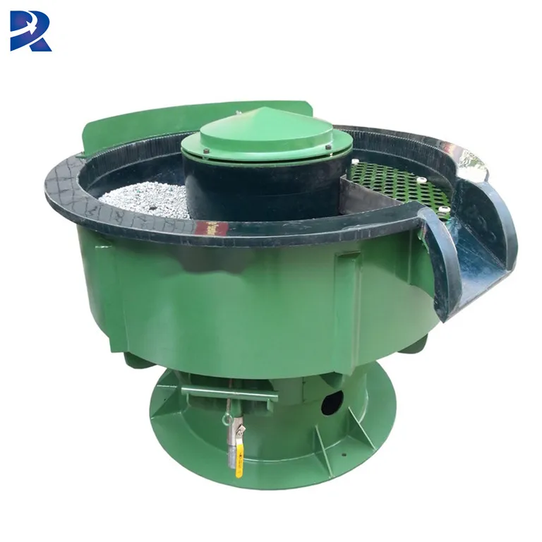 Vibratory Finishing Machine with Separator, Metal Vibration Polishing Tumbler Machine