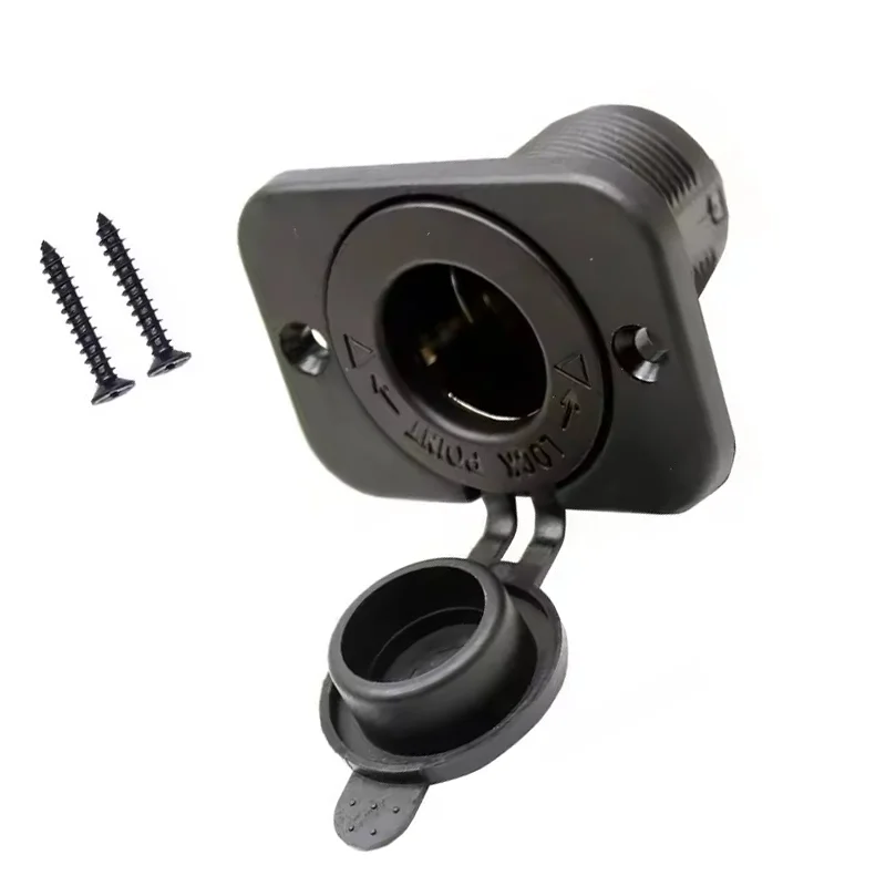 20A Bus Marine ATV RV Panel Mount DC 12V 24V Car Cigarette Lighter Power Adapter for Modified Car Motorcycle Adaptfer