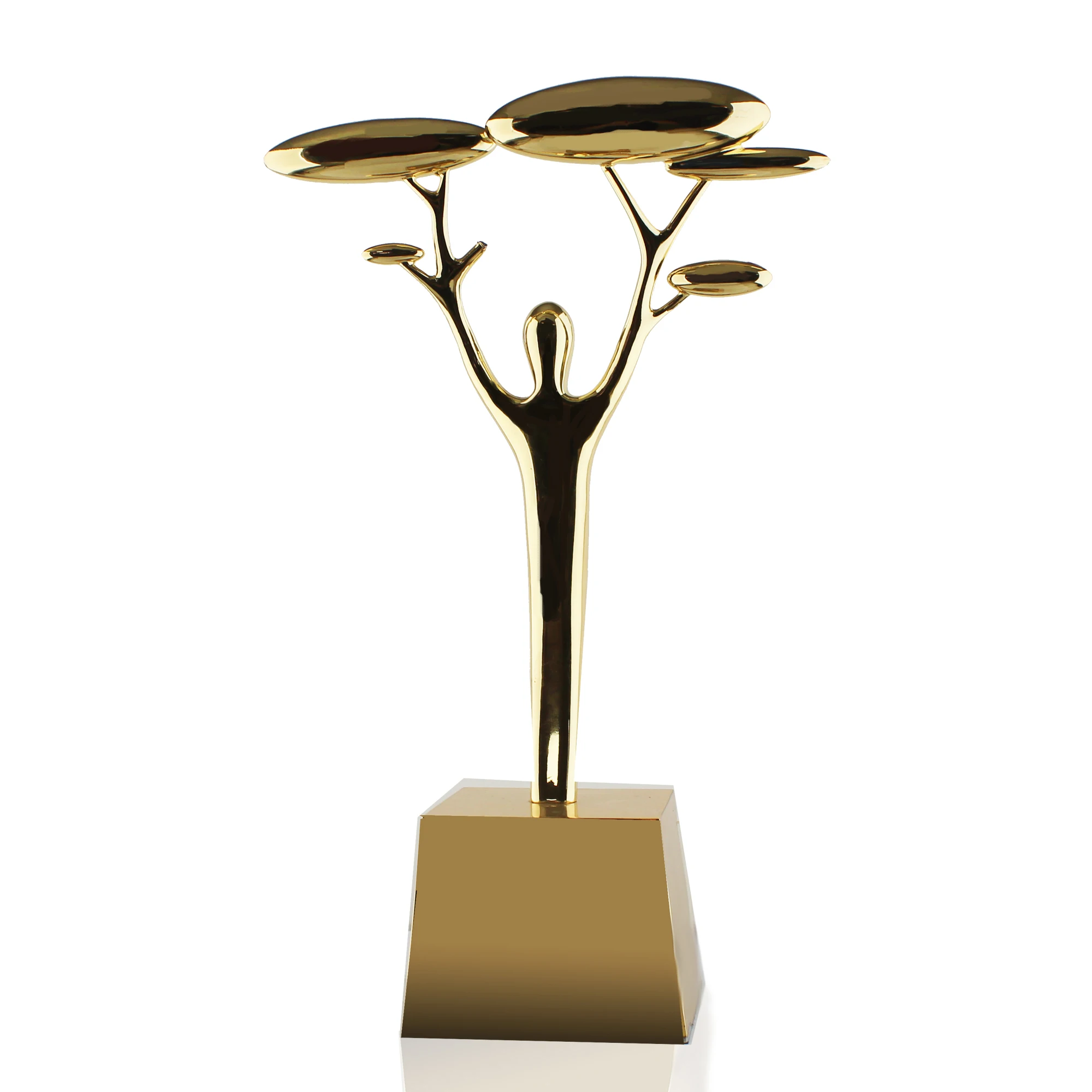 Логотип на заказ абстрактная Статуэтка Золотой Молот награда молоток орнамент