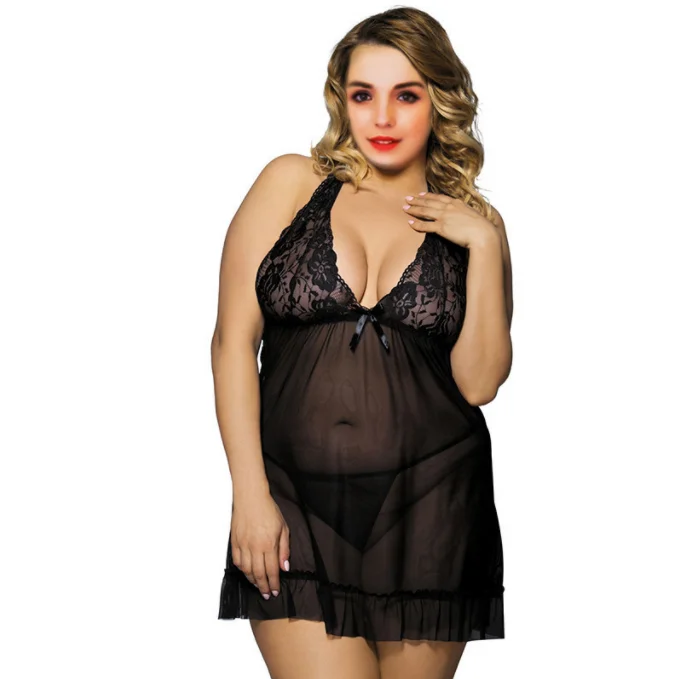 Fashion Woman Sexy Lingeries Extra Size Photos Of Women With Transparency Lingerie Dropshipping