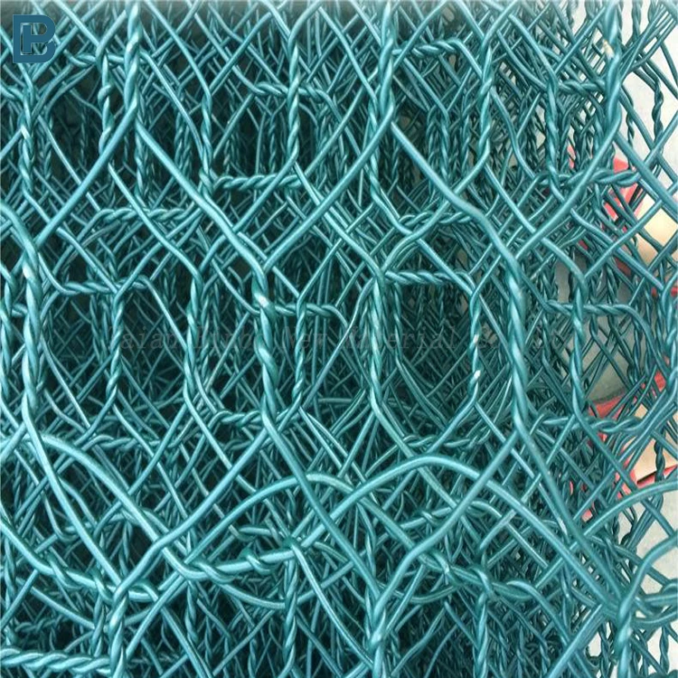 galvanized hexagonal wire mesh netting pvc coated gabion stone filled gabion basket in Philippines