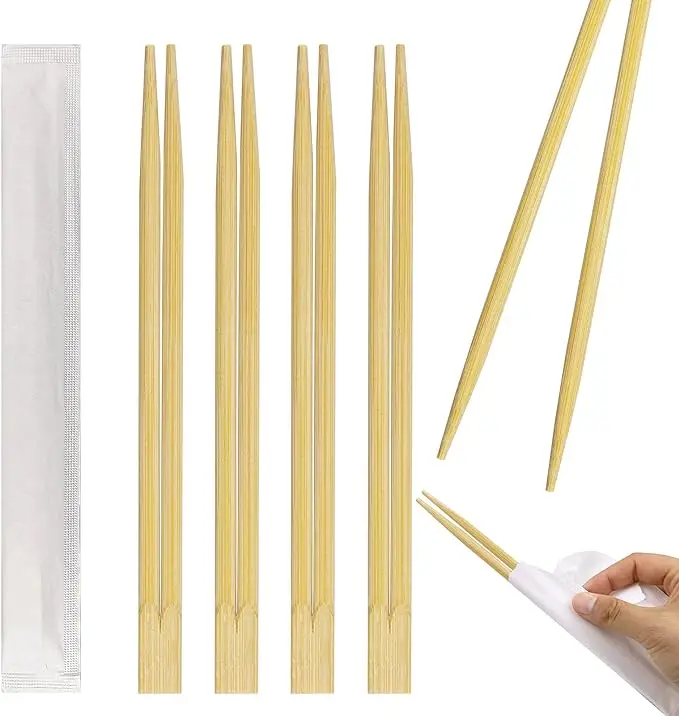 Chopsticks Bamboo Logo Disposable Bamboo Chopsticks Bamboo Sushi Chopsticks for Food