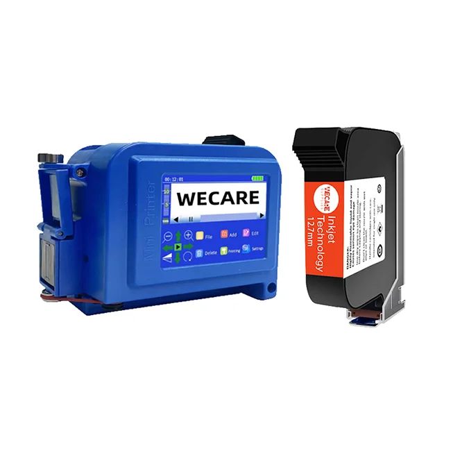 WECARE 12.7mm Tij2.5 Solvent Based Fast Dry Inkjet Printer Cartridge for Mini Inkjet Printer