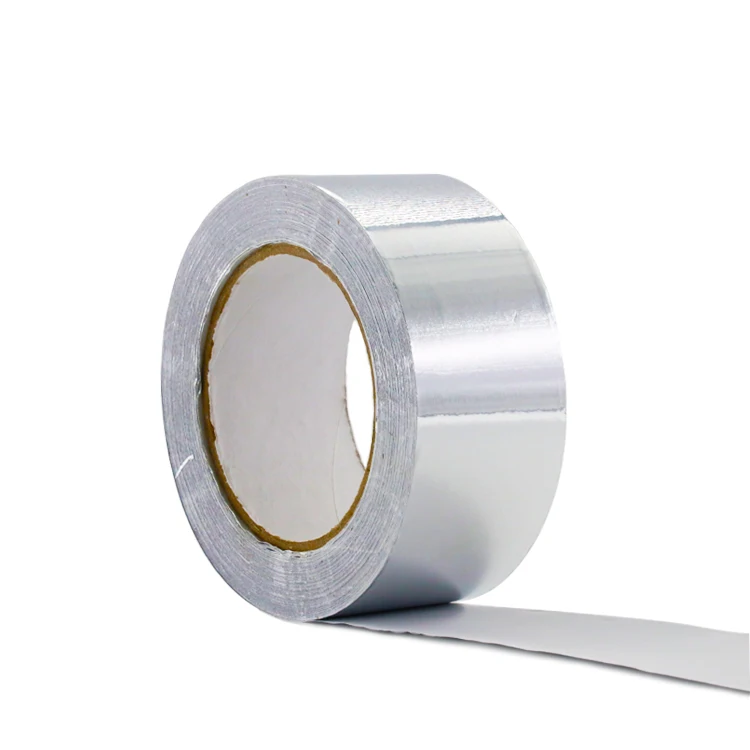 HVAC Self-adhesive Fireproof Aluminium Foil Strip for Rubber Foam Insulation Sheets