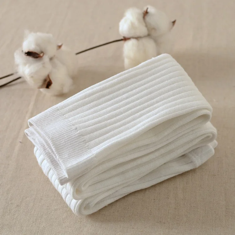 winter baby kids tights leggings high quality organic cotton ribbed dark purple leggings for girls kids and children