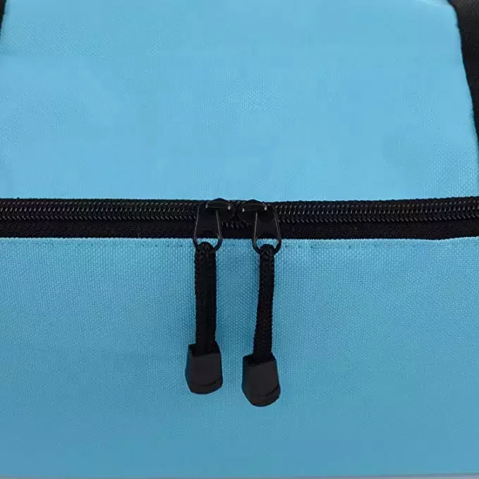 Large Capacity Double Mesh Beach Tote Bag with Insulated Picnic Cooler Travel Bag