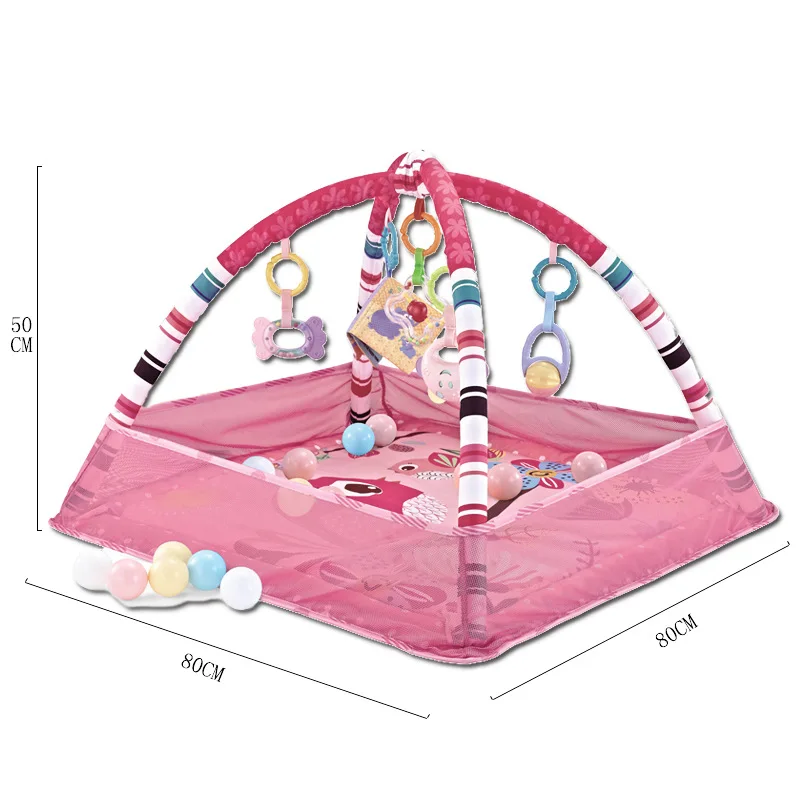 Baby Marine Ball Fence Gymnastic Rack 0-36 Months Baby Crawling Game Blanket Cross-Border Toys GYM Play Mat