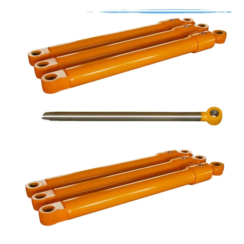 low profile high pressure heavy-duty hydraulic application mobile light compact Welded Rod Mill-Type flange hydraulic cylinder