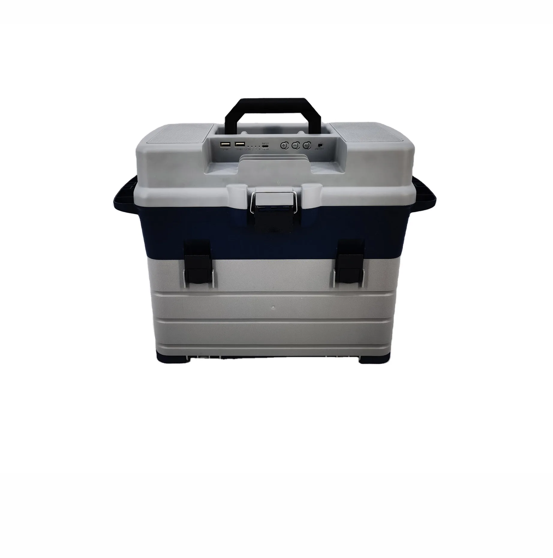 TR-ящик для рыболовной снасти большой емкости с динамиком и блоком питания, блок питания с динамиком