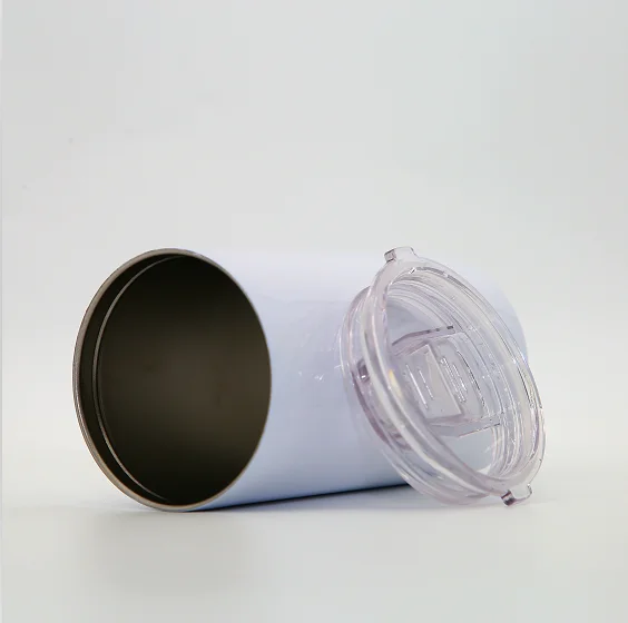 Горячая Распродажа 12 унций детская чашка sippy прямая сублимационная белая бутылка из нержавеющей стали с ручкой без