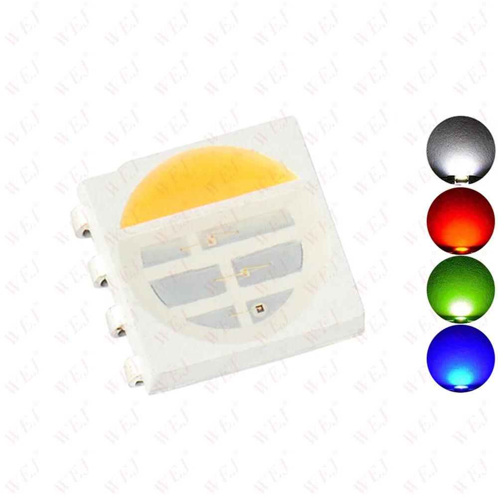 WEJ SMD полоса 5050 RGB + белый цвет/RGB холодный теплый цвет четыре или пять цветов RGBW Muti-color smd светодиодный Диод