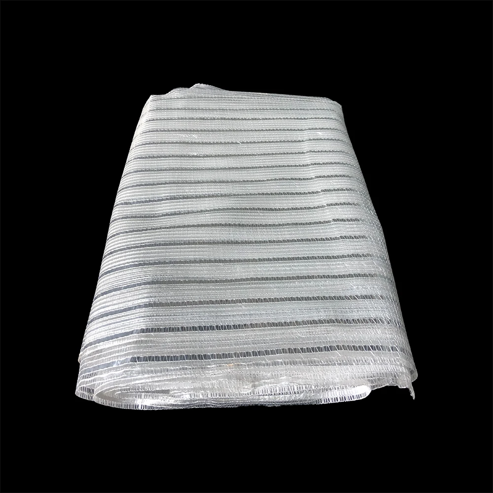 Алюминиевая затеняющая сетка HDPE для теплиц серебристая алюминиевая