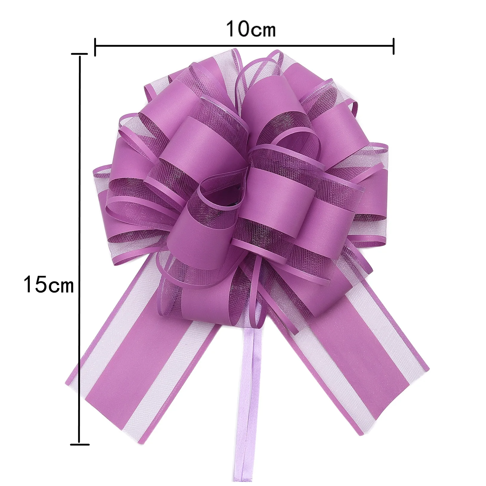 Festive gift decoration pull bows dress up bow spherical pull bow for wedding party graduation birthday celebration