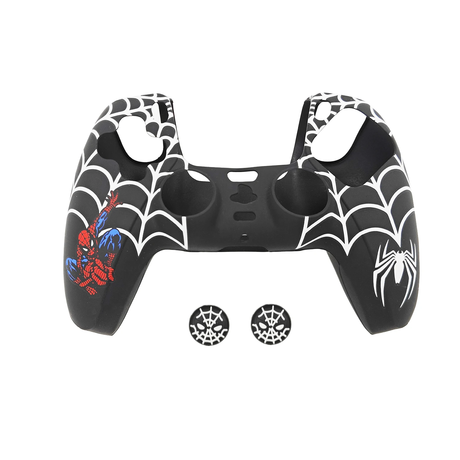 super hero thermal transfer print Silicone Skin Protective grip Cover Case For playstation 5 PS5 dualshock game Controller