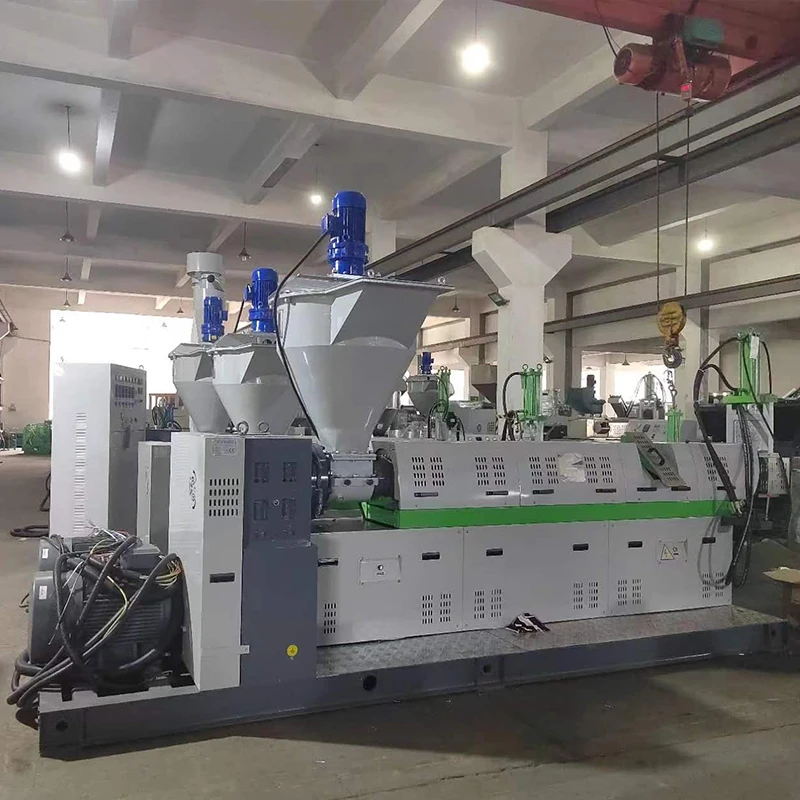 Lvhua plastic recycling machine PP PE film crushing -extruding-pelletizing granulating machine with screen changer