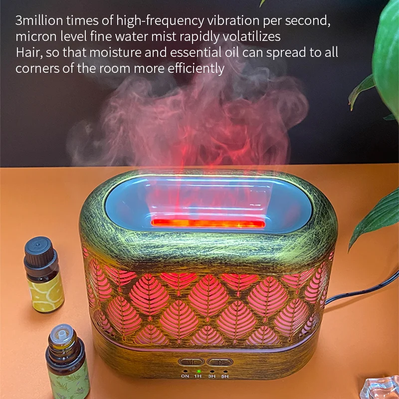 Пользовательские 200 мл увлажнитель воздуха Usb диффузор для эфирных масел для спальни 3d Пламени спрей мини ультразвуковой диффузор