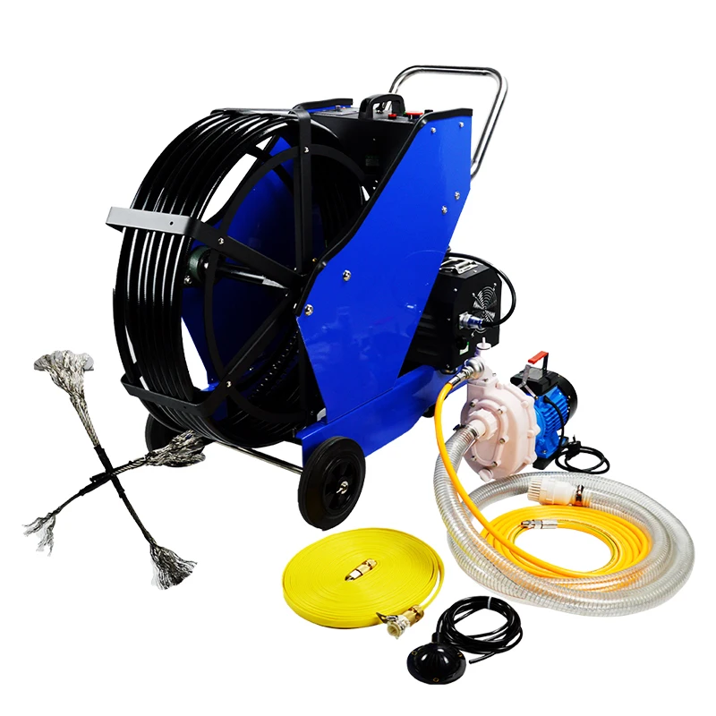 Kitchen duct cleaning machine grease cleaning brushing equipment