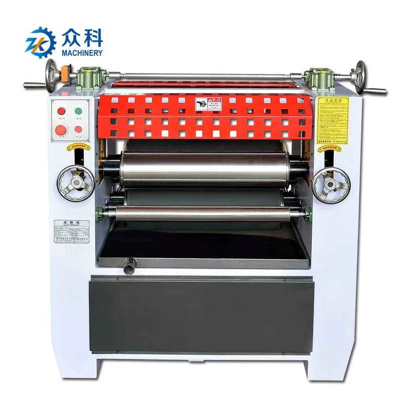 ZK качественная односторонняя машина для нанесения клея для дерева/ширина 600 мм машина для холодного склеивания древесины