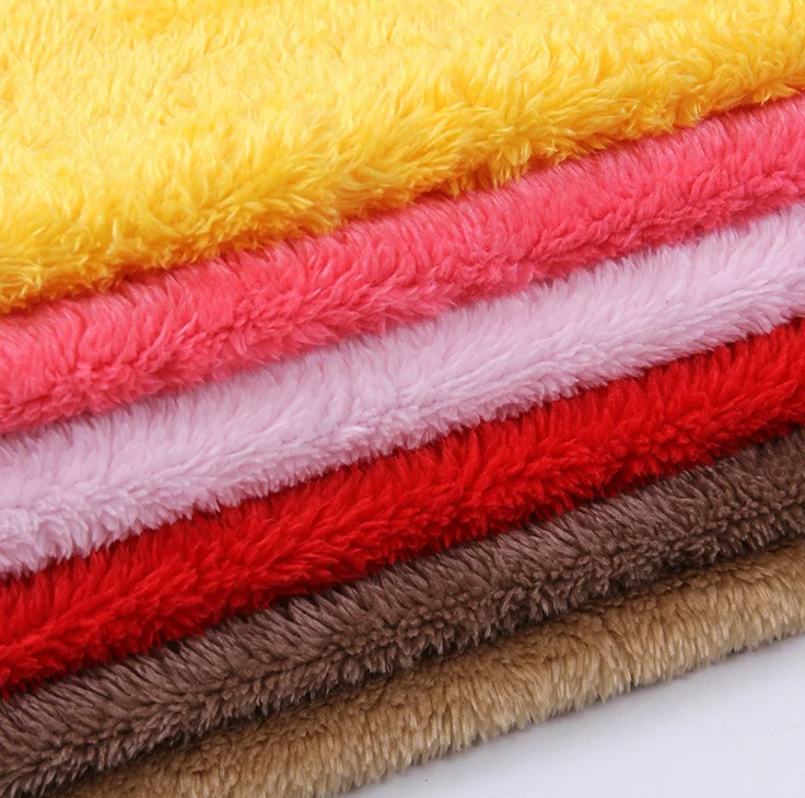BSCI Factory Sale Super Soft 100% Polyester Knitted Beiji-velvet Faux Fur Fleece Fabric