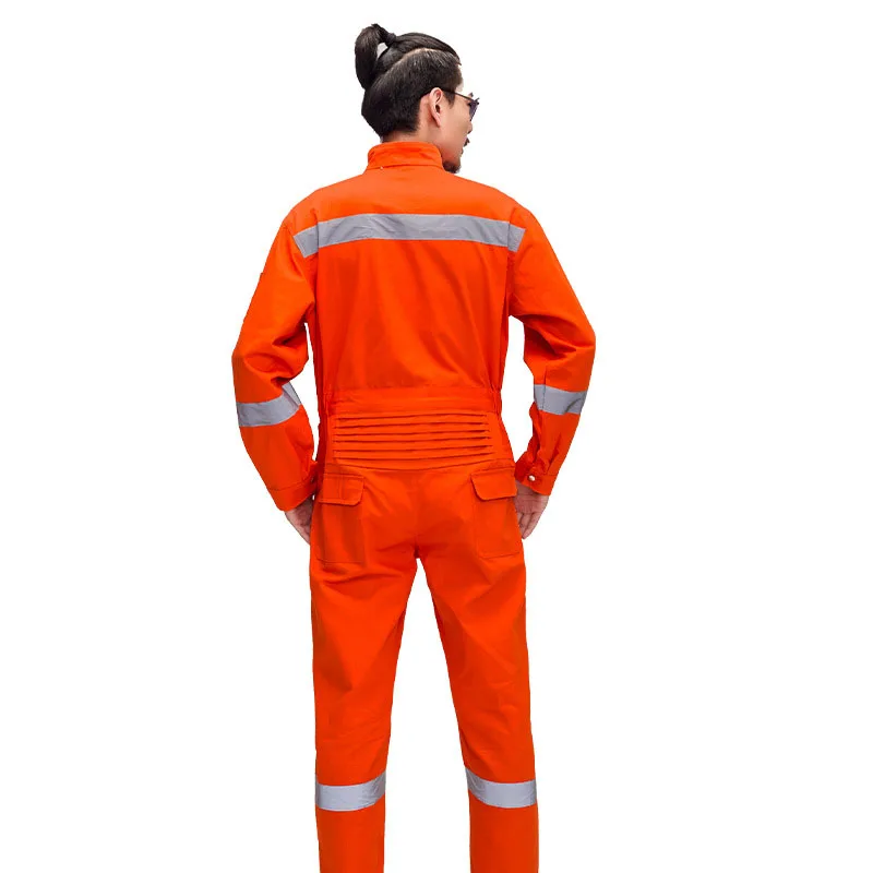 Sidiou Group Outdoor Cotton Overalls Suit Electric Welding And Auto Repair Uniform Engineering Reflective Strip Work Uniform