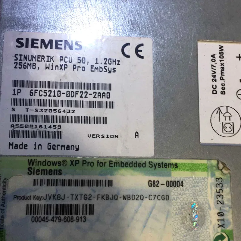 
Original Siemens 6FC5210-0DF22-2AA0 sinumerik pcu 50 