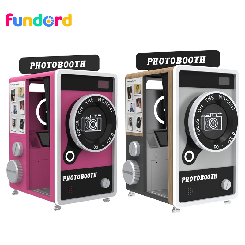 Fundord photo booth vending machine for selfie printer