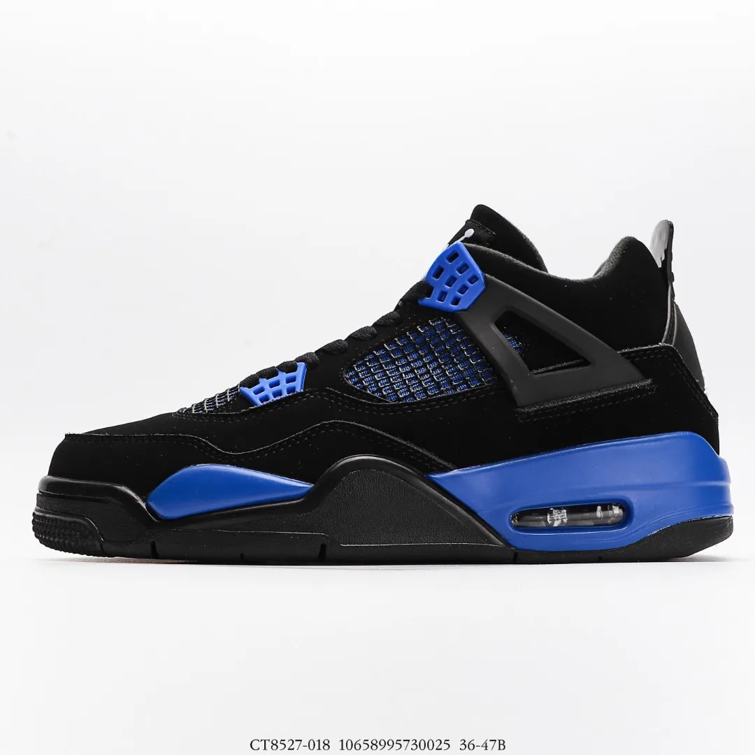 Free Shipping New Arrivals Nike Air Jordan 4 Blue Heilan Retro Basketball Shoes Running Sport For Men Women Jordan Nike Shoes