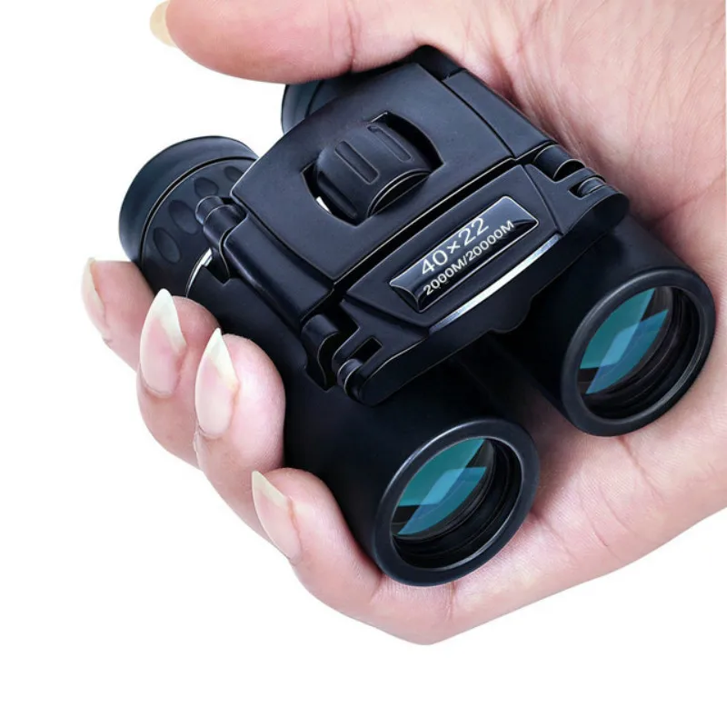  40x22 HD Powerful Binoculars 2000M Long Range Folding Mini Telescope BAK4 FMC Optics For Hunting Sports Outdoor Camping