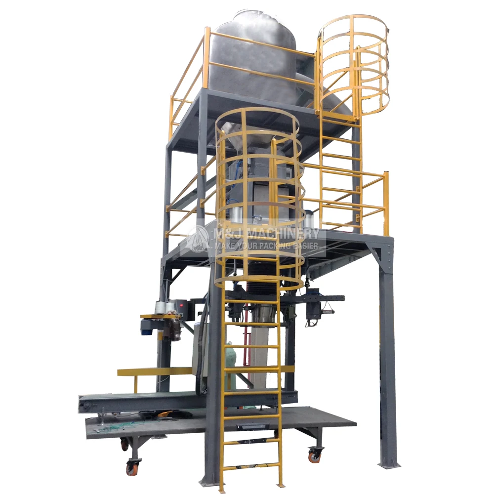 sand big bulk bag granular semi auto filling machine with PLC bulk sand bagging equipment