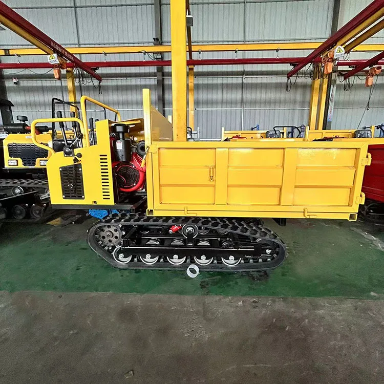 Garden Track Dumper Small Hydraulic Crawler Dumper For Construction Cheap 800kg Mini Track Dumper
